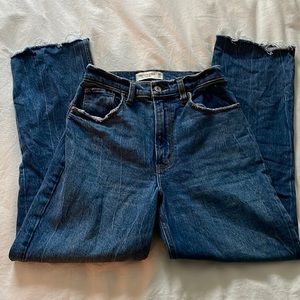 Abercrombie and Fitch 90s Straight Ultra High Curve Love Jean